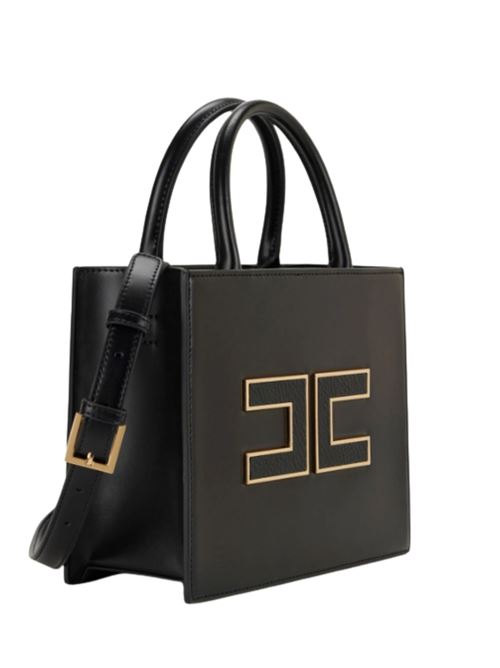 Borsa nera in poliuretano Elisabetta Franchi | BS33A56E2110
